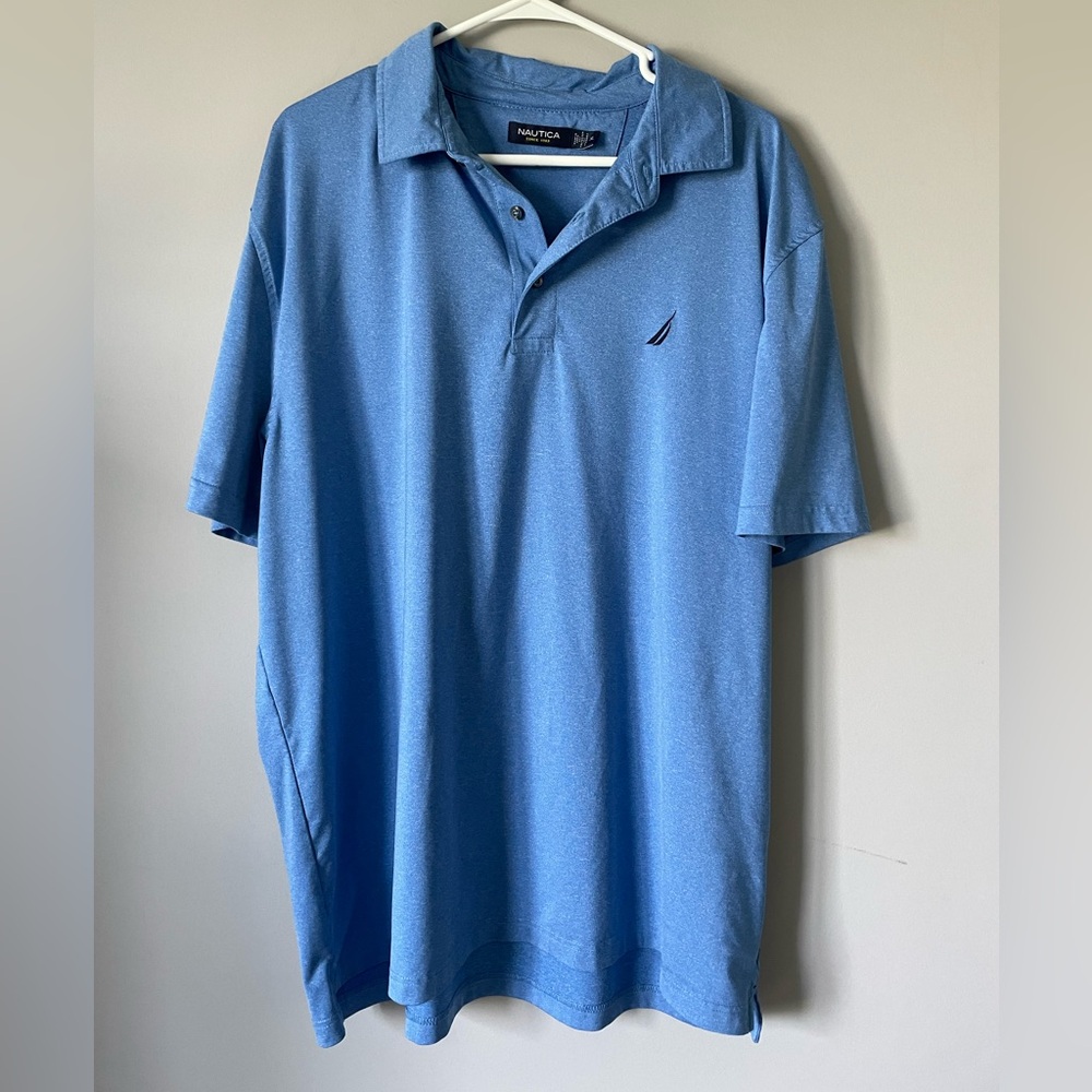 Men's XL Blue Nautica Short Sleeve Polo Shirt